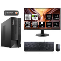 Lenovo Thinkcentre Neo 50S 11SX002VTX Harici GeForce GT 730 4 GB Intel Core i3 12100 64 GB Ram 512 GB SSD Tower Windows 11 Home 23.8 inç Monitörlü Masaüstü Bilgisayar