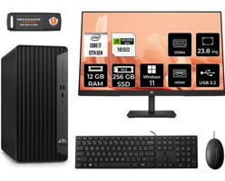 HP Pro Tower 400 G9 6U3M9EAMNT4406 Harici GeForce GTX 1650 Intel Core i7 12700 12 GB Ram 256 GB SSD Tower Windows 11 Pro 23.8 inç Monitörlü Masaüstü Bilgisayar + PER4 BELLEK