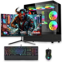 Izoly E-VİX ARTEMİS Harici GeForce RTX 3060 Intel Core i3 10100F 16 GB Ram 256 GB SSD Tower FreeDos 24 inç Monitörlü Masaüstü Bilgisayar