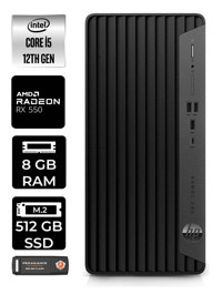 HP Pro Tower 400 G9 6U3M8EA Harici Radeon RX 550 Intel Core i5 12400 8 GB Ram 512 GB SSD Tower Windows 11 Home Masaüstü Bilgisayar + PER4 BELLEK