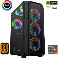 Xaser XSR638 Harici GeForce RTX 4070 Super AMD Ryzen 7 5700X 16 GB Ram 1 TB SSD Tower FreeDos Masaüstü Bilgisayar