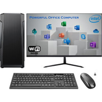 Ramtech WORKForce WF5 Harici GeForce RTX 3060 Ti Intel Core i5 4570 16 GB Ram 256 GB + 1 TB SSD Tower FreeDos 23.6 inç Monitörlü Masaüstü Bilgisayar