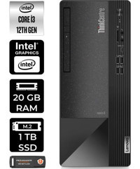 Lenovo Thinkcentre Neo 50T 11SC001ATXP318 Harici GeForce RTX 3060 Ti Intel Core i3 12100 20 GB Ram 1 TB SSD Tower FreeDos Masaüstü Bilgisayar + PER4 BELLEK