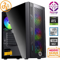 Raxius Nova G1 I7 3060-27FF09 Harici GeForce RTX 3060 Intel Core i7 12700F 64 GB Ram 1 TB SSD Tower FreeDos Masaüstü Bilgisayar