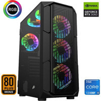 Xaser XSR580 Harici GeForce RTX 3060 Intel Core i5 12400F 32 GB Ram 1 TB SSD Tower FreeDos Masaüstü Bilgisayar