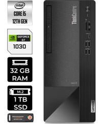 Lenovo Thinkcentre Neo 50T 11SE00BPTXP428 Harici GeForce RTX 3060 Ti Intel Core i5 12400 32 GB Ram 1 TB SSD Tower Windows 11 Pro Masaüstü Bilgisayar + PER4 BELLEK