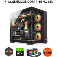 Zeiron BLADE RTX20 Harici GeForce RTX 3060 Intel Core i7 12700F 32 GB Ram 1 TB SSD Tower FreeDos Masaüstü Bilgisayar