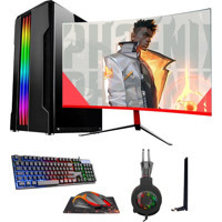 Ramtech RG505-0102 Harici GeForce RTX 3060 Ti AMD Ryzen 5 5500 16 GB Ram 512 GB SSD Tower FreeDos 23.6 inç Monitörlü Masaüstü Bilgisayar