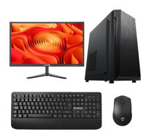 Turbox TX381 Dahili Intel HD Graphics Intel Core i5 650 8 GB Ram 256 GB SSD Tower FreeDos 20 inç Monitörlü Masaüstü Bilgisayar