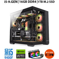 Zeiron ZERO RTX10 Harici GeForce RTX 3060 Intel Core i5 9400F 16 GB Ram 1 TB SSD Tower FreeDos Masaüstü Bilgisayar