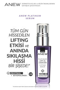 Avon Anew Platinum Lifting Yüz Dolgunlaştıran Canlandırıcı Yaşlanma Kırışıklık Karşıtı Jel Yüz Serumu 30 ml