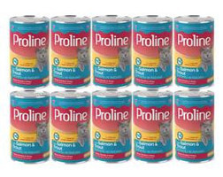 Proline Alabalık-Somonlu Parça Etli-Soslu Yaş Kedi Maması 10x400 gr