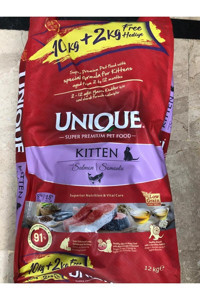 Unique Somonlu Az Tahıllı Yavru Kuru Kedi Maması 12 kg