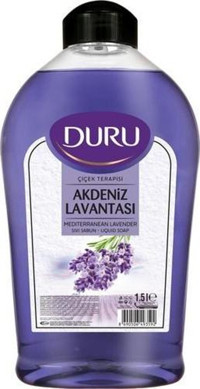 Duru Çiçek Terapisi Akdeniz Lavantası Alkolsüz Organik Vegan 1.5 lt Sıvı Sabun