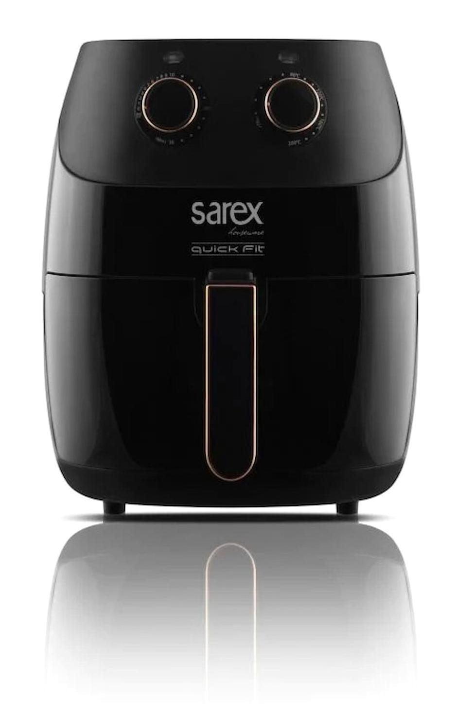 Sarex Sr 7010 Quick Fit Airfryer 5 lt Yağsız Siyah Sıcak Hava Fritözü