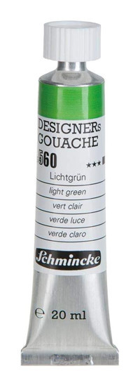 Schmincke HKS Designers Gouache Tüp Light Green 20 ml Guaj Boya