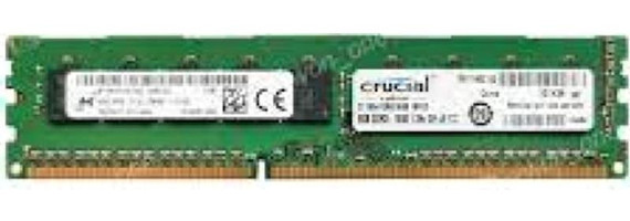 Micron MT18KSF1G72AZ-1G6E1ZG 8 GB DDR3 1x8 1600 MHz Ram