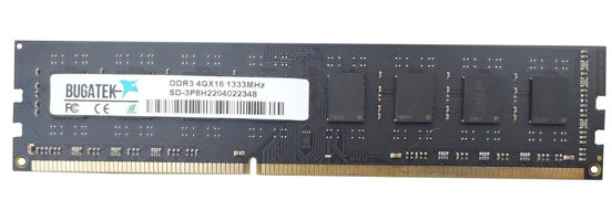 Bugatek BR-1361 4 GB DDR3 1x4 1333 MHz Ram