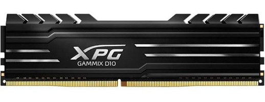 XPG Gammix D10 Black AX4U32008G16A-SB10 8 GB DDR4 1x8 3200 MHz Ram