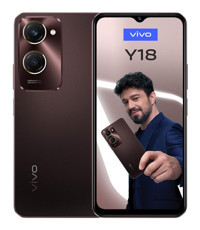 Vivo Y18 128 GB Hafıza 4 GB Ram 6.56 inç 50 MP Çift Hatlı IPS LCD Ekran Android Akıllı Cep Telefonu Kahverengi