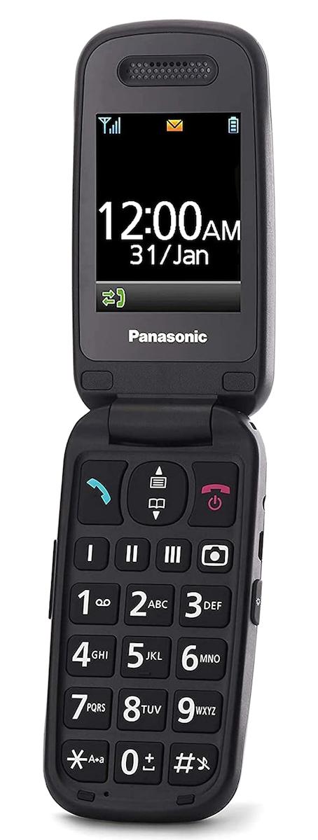 Panasonic KX-TU446 EXB 2.4 inç 0.08 MP TFT Ekran Tuşlu Cep Telefonu Siyah