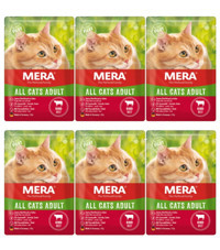 Mera Wet Food Sığır Parça Etli Yaş Kedi Maması 6x85 gr