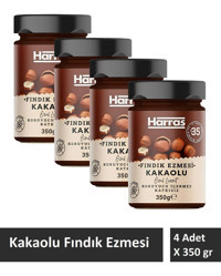 Harras Glutensiz Kakaolu Fındık Ezme Krem Çikolata 4x350 gr