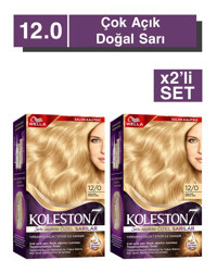 Wella Koleston Supreme 12-0 Çok Açık Doğal Sarı Krem Saç Boyası 2x50 ml