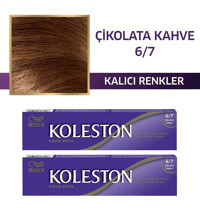 Wella Koleston Single 6-7 Çikolata Kahve Krem Saç Boyası 2x50 ml