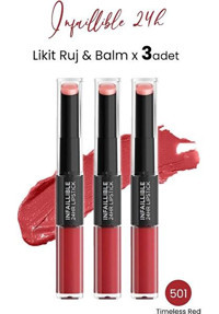 L’Oréal Paris Infaillible 24H 501 Red Likit Fırçalı Ruj