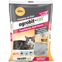 Agrobit Cat Kokusuz Topaklanan İnce Taneli Bentonit Kedi Kumu 10 lt