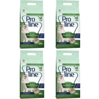 Proline Aloe Vera Kokulu Topaklanan İnce Taneli Bentonit Kedi Kumu 4x10 lt