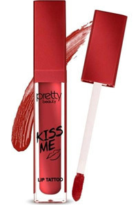 Pretty Beauty Kiss Me Lip Tatto 6 Kalıcı Mat Likit Fırçalı Ruj