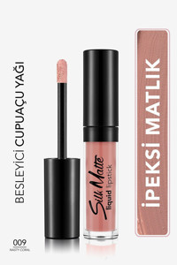 Flormar Silk Matte 9 Coral Mat Likit Fırçalı Ruj