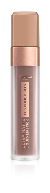 L’Oréal Paris Les Chocolats Ultra Matte Liquid 858 Oh My Choc Mat Likit Fırçalı Ruj