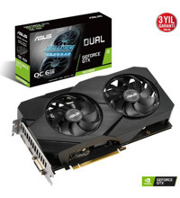 Asus Dual Evo GTX 1660 Super OC 6 GB GDDR6 PCI-Express 3.0 DX 12 2 Fanlı 192 Bit Masaüstü NVIDIA Ekran Kartı