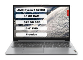 Lenovo Ideapad 1 15ALC7 82R4006F Harici AMD Radeon RX Vega 8 AMD Ryzen 7 5700U 16 GB Ram 512 GB SSD 15.6 inç Full HD FreeDos Laptop