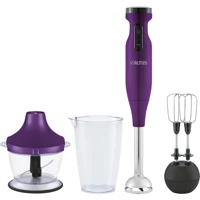 Altus ALSM 736 900 ml Plastik Hazneli Turbolu Çift Bıçaklı 4'lü Blender Seti Mor