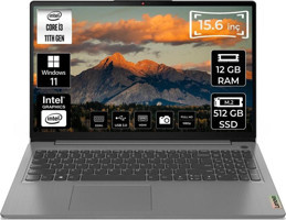 Lenovo Ideapad 3 82H803G2TX Harici Intel UHD Graphics Intel Core i3 1115G4 12 GB Ram 512 GB SSD 15.6 inç Full HD Windows 11 Home Laptop