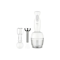 Fakir Tilia 900 ml Plastik Hazneli Buz Kırıcılı Turbolu Çift Bıçaklı 3'lü Blender Seti Beyaz