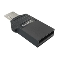 Sandisk Dual Drive Sddd1-016G-G35 Mini Çift Taraflı USB 2.0 Micro Usb 16 GB Flash Bellek Siyah