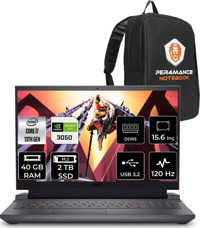 Dell Gaming G15 5530 G55302401005U Harici GeForce RTX 3050 Intel Core i7 13650HX 40 GB Ram 2 + 2 TB SSD 15.6 inç Full HD FreeDos Oyuncu Laptop + PER4 Çanta