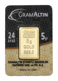 İar 24 Ayar 5 gr Gram Altın