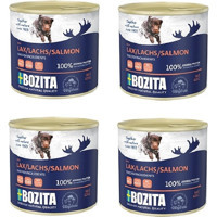 Bozita Somonlu Yetişkin Yaş Köpek Maması 625 gr 4'lü