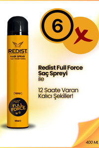 Redist Full Force 01 Orta Saç Spreyi 6x400 ml