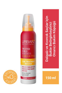 Urban Care Twisted Curl Hibiscus & Shea Butter Dalgalı Saçlar İçin Şekillendirici Hacim Veren Saç Köpüğü 150 ml