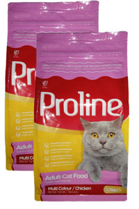 Pro Line Tavuk Yetişkin Kuru Kedi Maması 2x1.2 kg