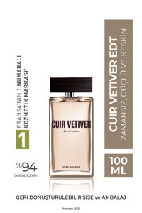 Yves Rocher Cuir Vetiver EDT Odunsu Erkek Parfüm 100 ml