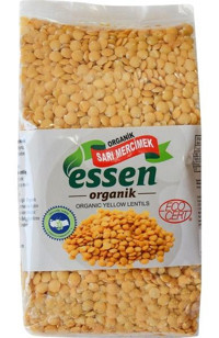 Essen Organik Glutensiz Sarı Mercimek 500 gr