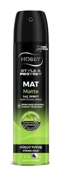 Hobby Style&Protect Mat 4 Dolgunlaştırıcı/Hacim Güçlü Saç Spreyi 250 ml